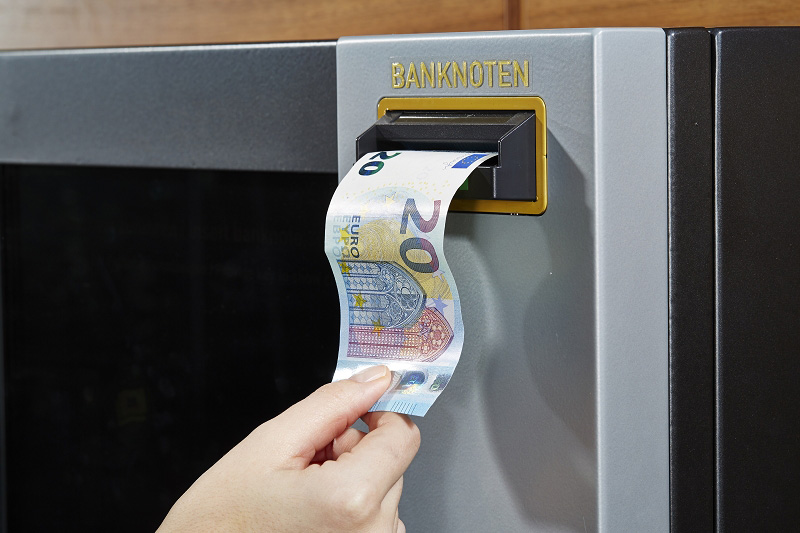 Aufwerteautomat fit für den neuen 20 € Schein