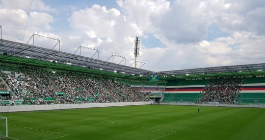 Das neu eröffnete Allianz Stadion des SK Rapid Wien.