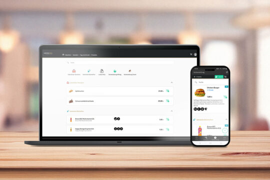 Bestellsystem mocca.order für Web und App