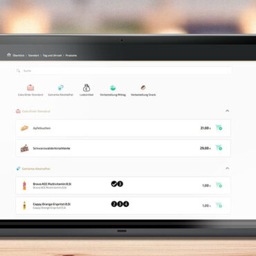 Heroimage Bestellsystem mocca.order für Web und App