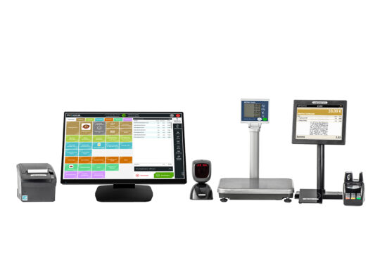 Kassensystem mocca.pos mit Peripheriegeräten