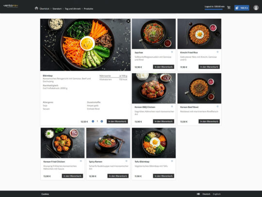 mocca.order Bestellsystem in neuem UI/UX-Design