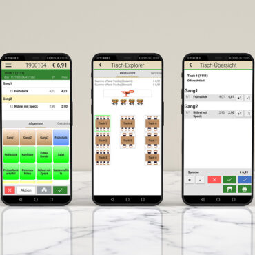 Smartphone-Kasse mocca.touch.mobile