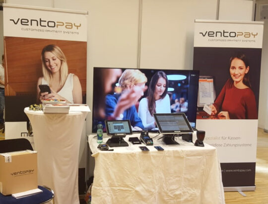 Stand von ventopay bei der FH>>next 2019