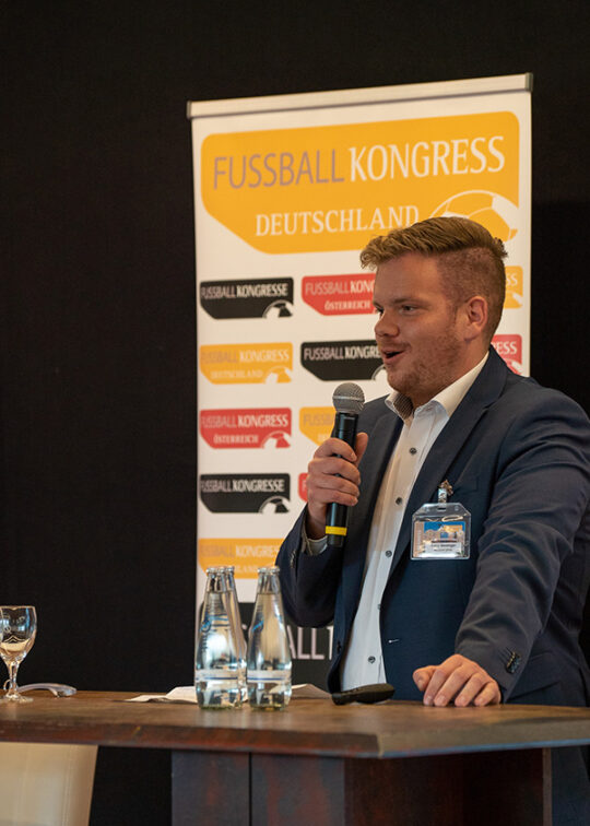 Franz Weidinger beim Fussball Kongress Deutschland 2019 (c) Fussball Kongress