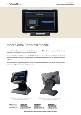 Datenblatt mocca.info+ Terminal mobile
