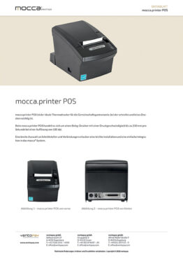 Datenblatt mocca.printer POS