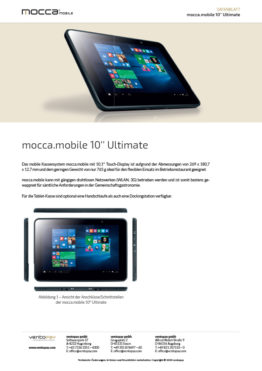 Datenblatt mocca.mobile 10'' Ultimate