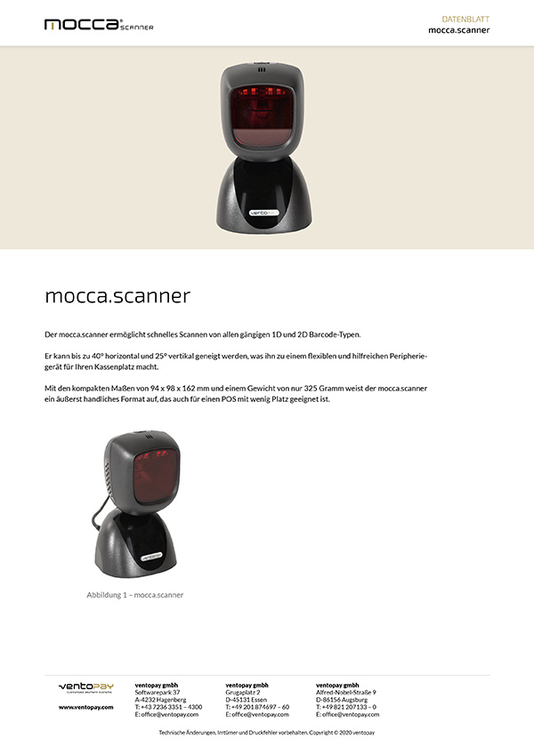 Datenblatt mocca.scanner Libra
