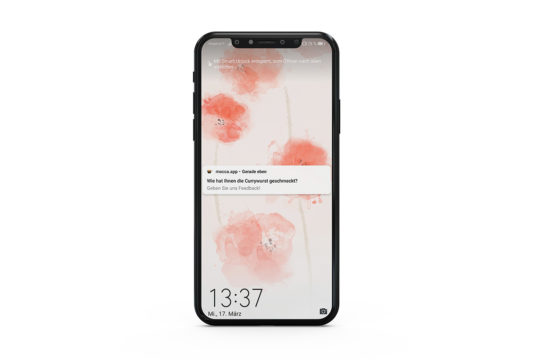 Push-Notifications am Smartphone des Kunden