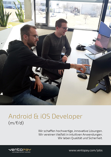 Jobausschreibung Android & iOS Developer m/f/d