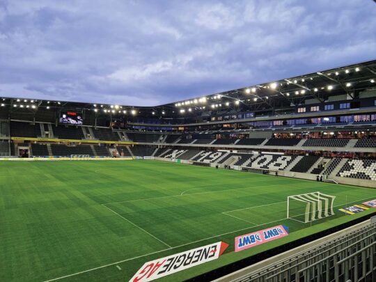 Die neue Raiffeisen Arena des LASK