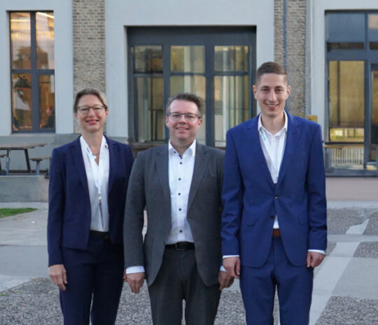 Ute Panzer (Manager Market & Growth) and Beda Intlekofer (Area Manager Switzerland) with CEO Johannes Reichenberger © ventopay gmbh