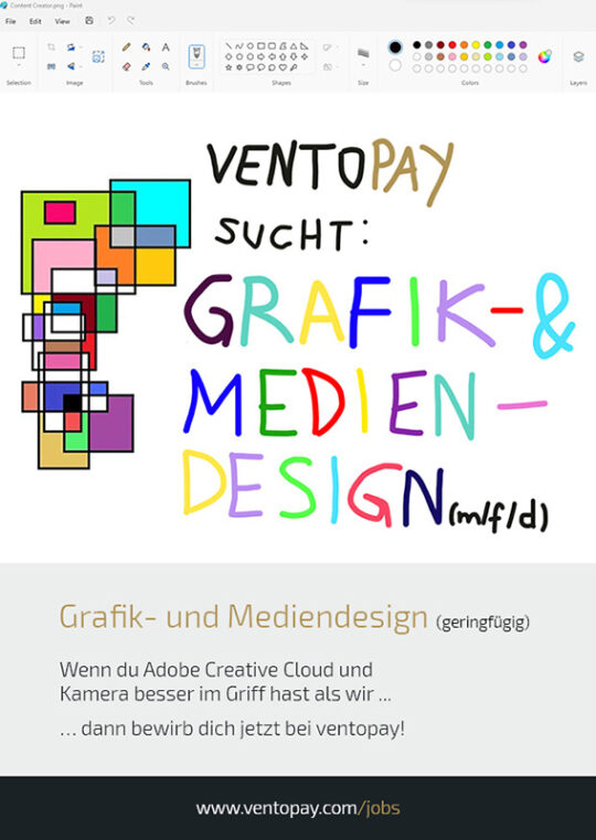 Jobausschreibung Grafik- und Mediendesign