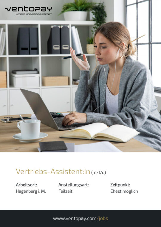 Jobausschreibung Vertriebsassistentin 3-2025