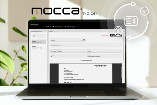 Automatische Rechnungslegung mocca.invoice+