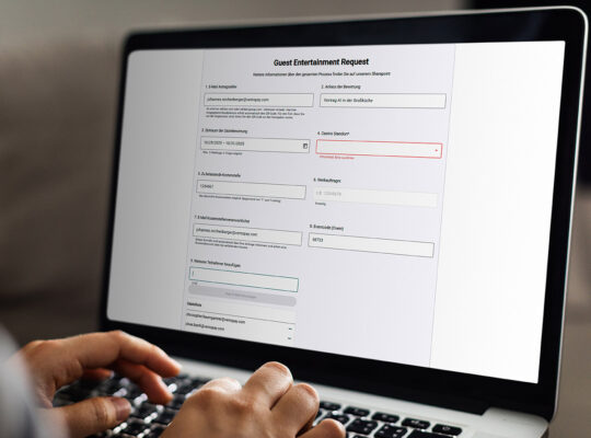 Bequeme Antragstellung für Gästebewirtung mit dem digitalen Bewirtungsbeleg © ventopay gmbh