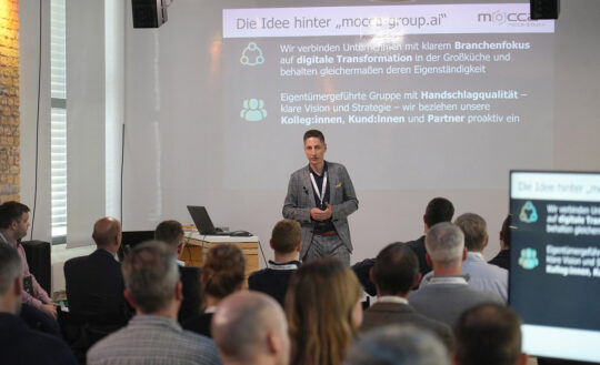 Johannes Reichenberger, Gründer und Managing Partner von ventopay gmbh und mocca®-group beim exklusiven Kundenevent. © mocca®-group