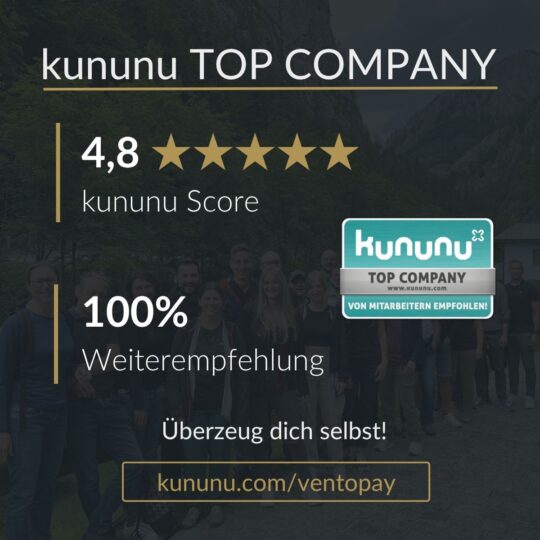 ventopay ist kununu Top Company