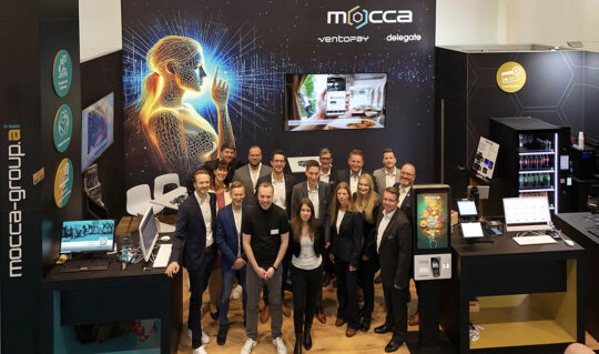 Das Team der mocca-group.ai auf der INTERNORGA 2025.