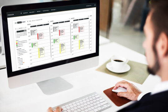 mocca-group.ai - Pioneering AI transformation mit Konfernz- und Raumbuchung