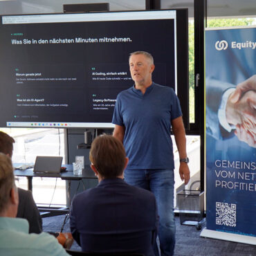 Andreas Stöckl (FH Hagenberg) zeigte in seinem Vortrag „KI-Agenten schreiben jetzt Ihre Software“, wie Künstliche Intelligenz die Softwareentwicklung grundlegend verändert. © ventopay gmbh