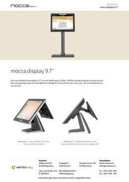 Datenblatt mocca.display Kundendisplay 9.7''