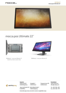 Datenblatt mocca.pos Ultimate 22''